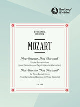Mozart: Divertimento from "Don Giovanni", K. 527 (arr. for 3 basset horns)