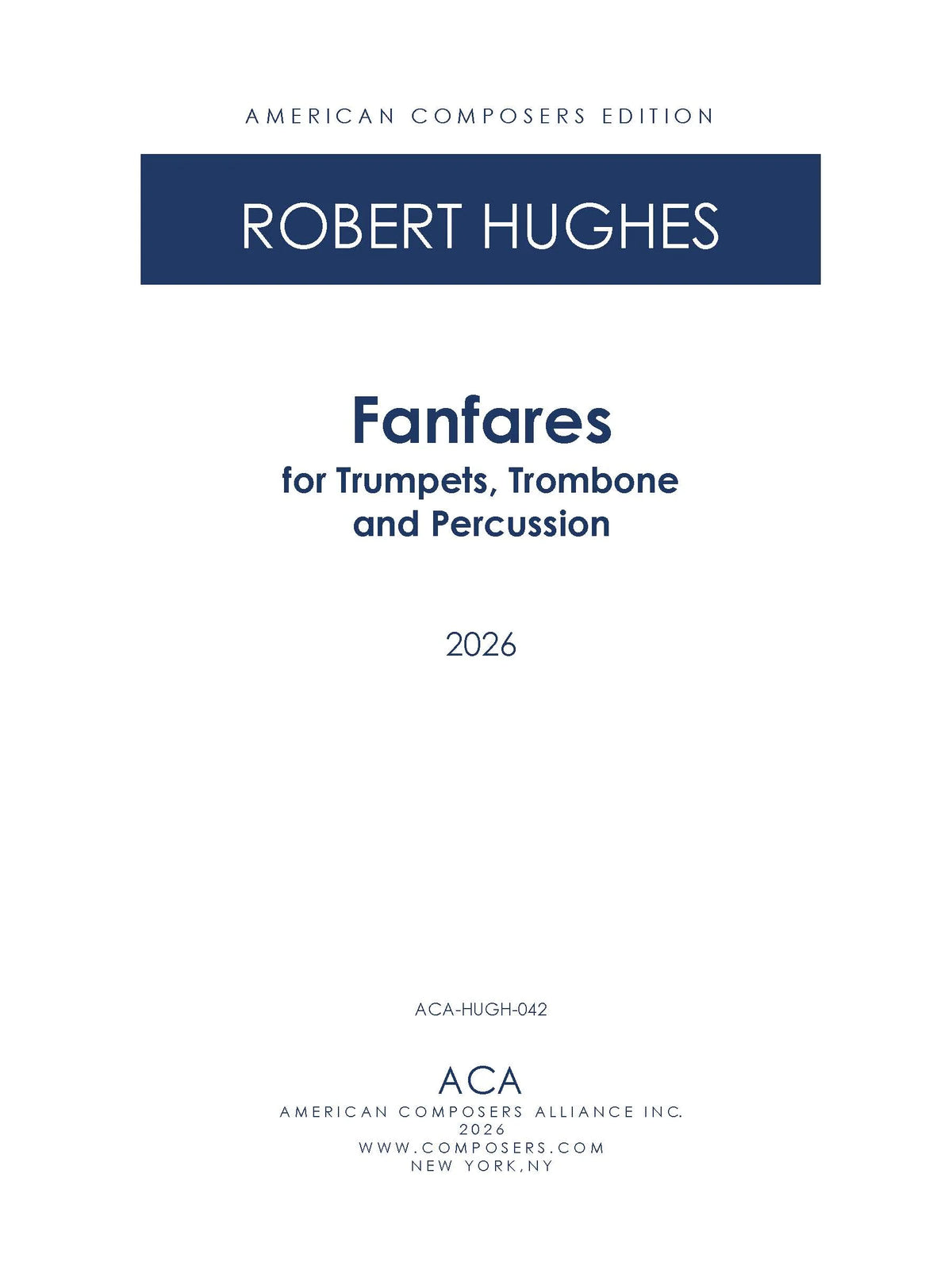 Hughes: 12 Fanfares