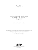 Riley: The Great Beauty