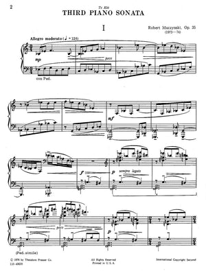 Muczynski: Third Piano Sonata, Op. 35