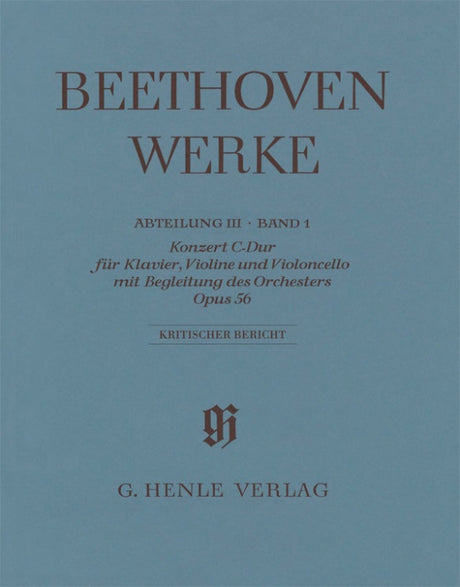 Beethoven: Triple Concerto in C Major, Op. 56