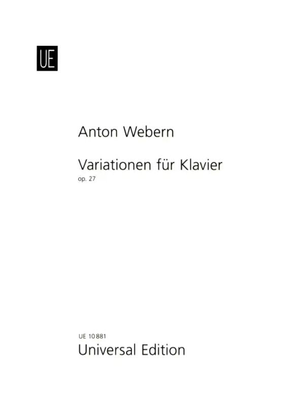 Webern: Variations, Op. 27