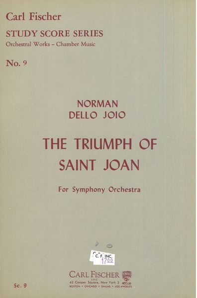 N. Dello Joio: Triumph of Saint Joan