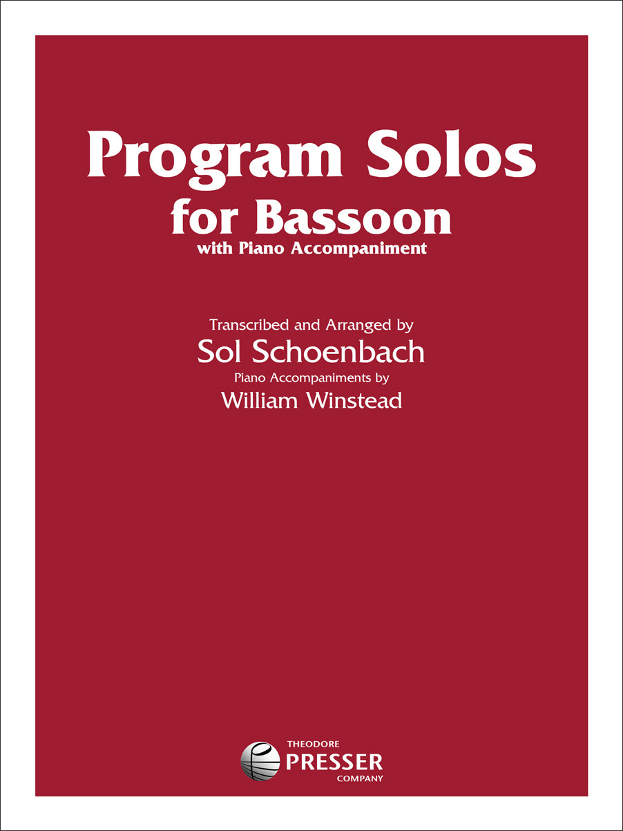 Program Solos for Bassoon & Piano