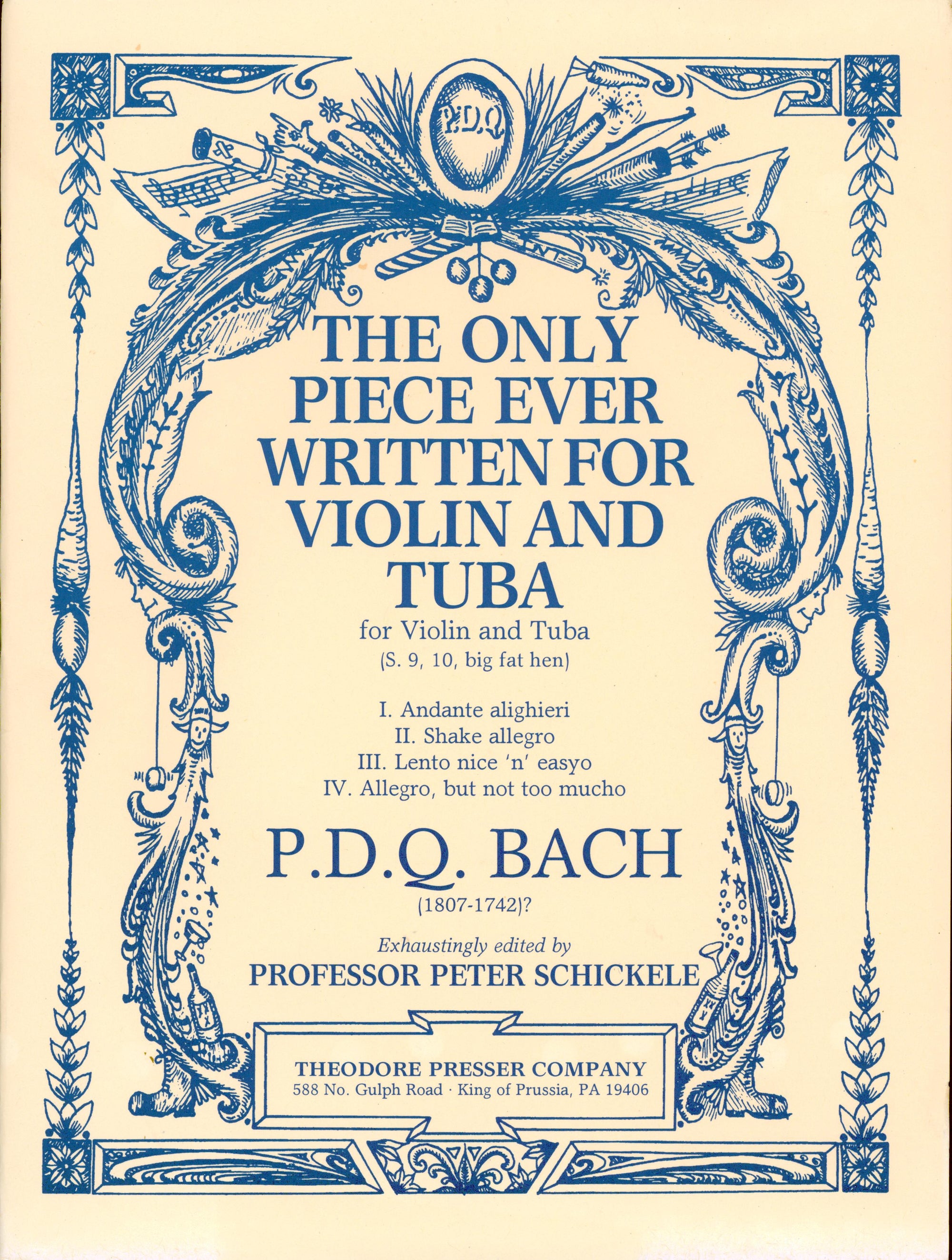 P.D.Q. Bach: The Only Piece Ever Written for Violin and Tuba