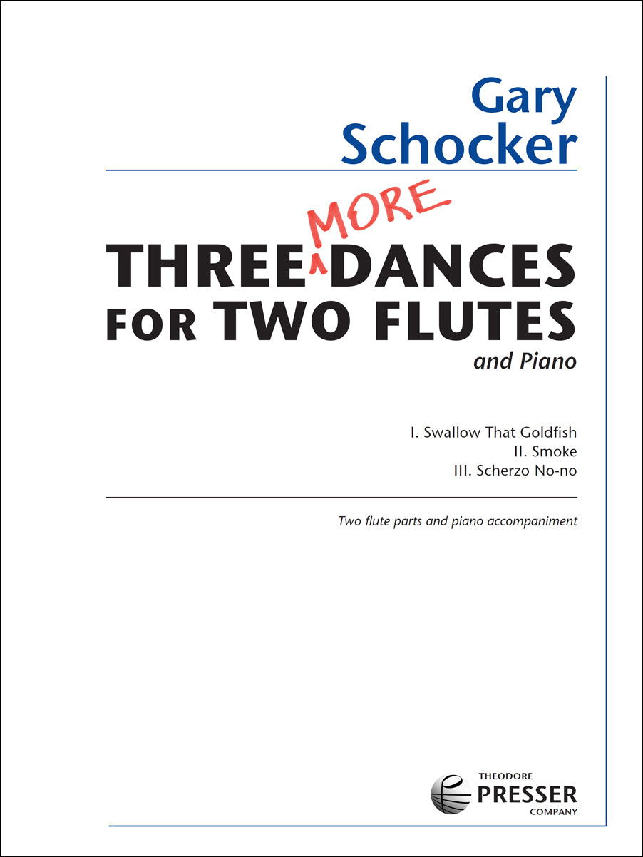 Schocker: 3 More Dances for Two Flutes