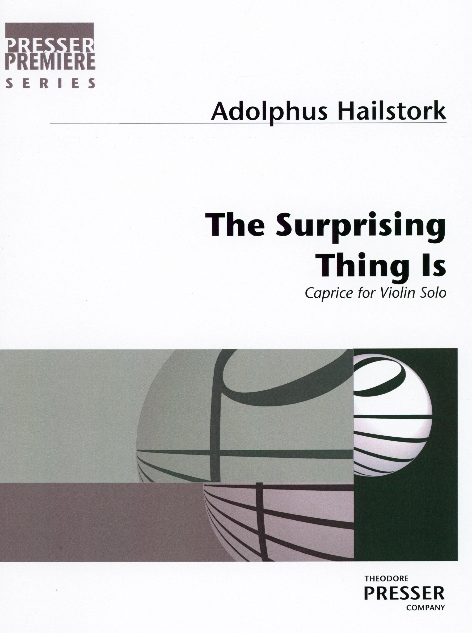 Hailstork: The Surprising Thing Is