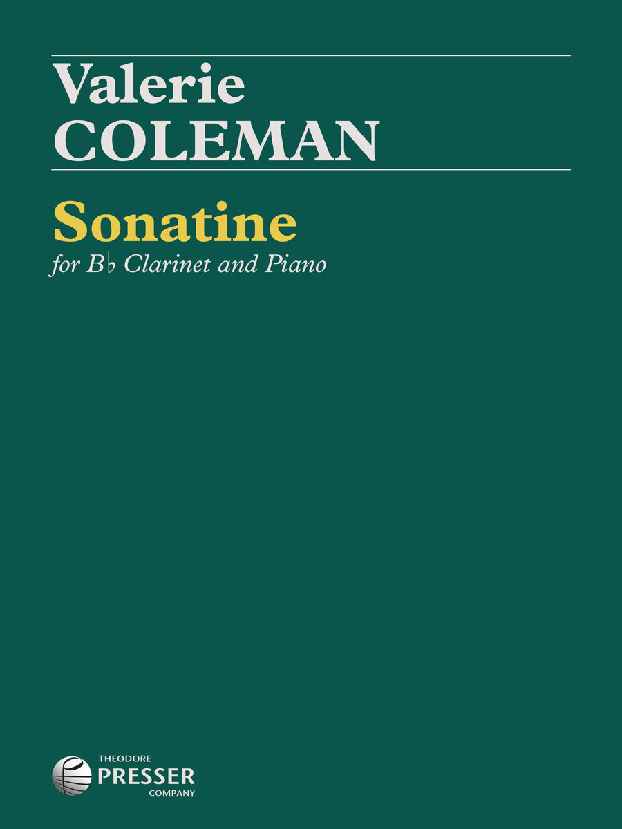 Coleman: Sonatine for B-flat Clarinet and Piano