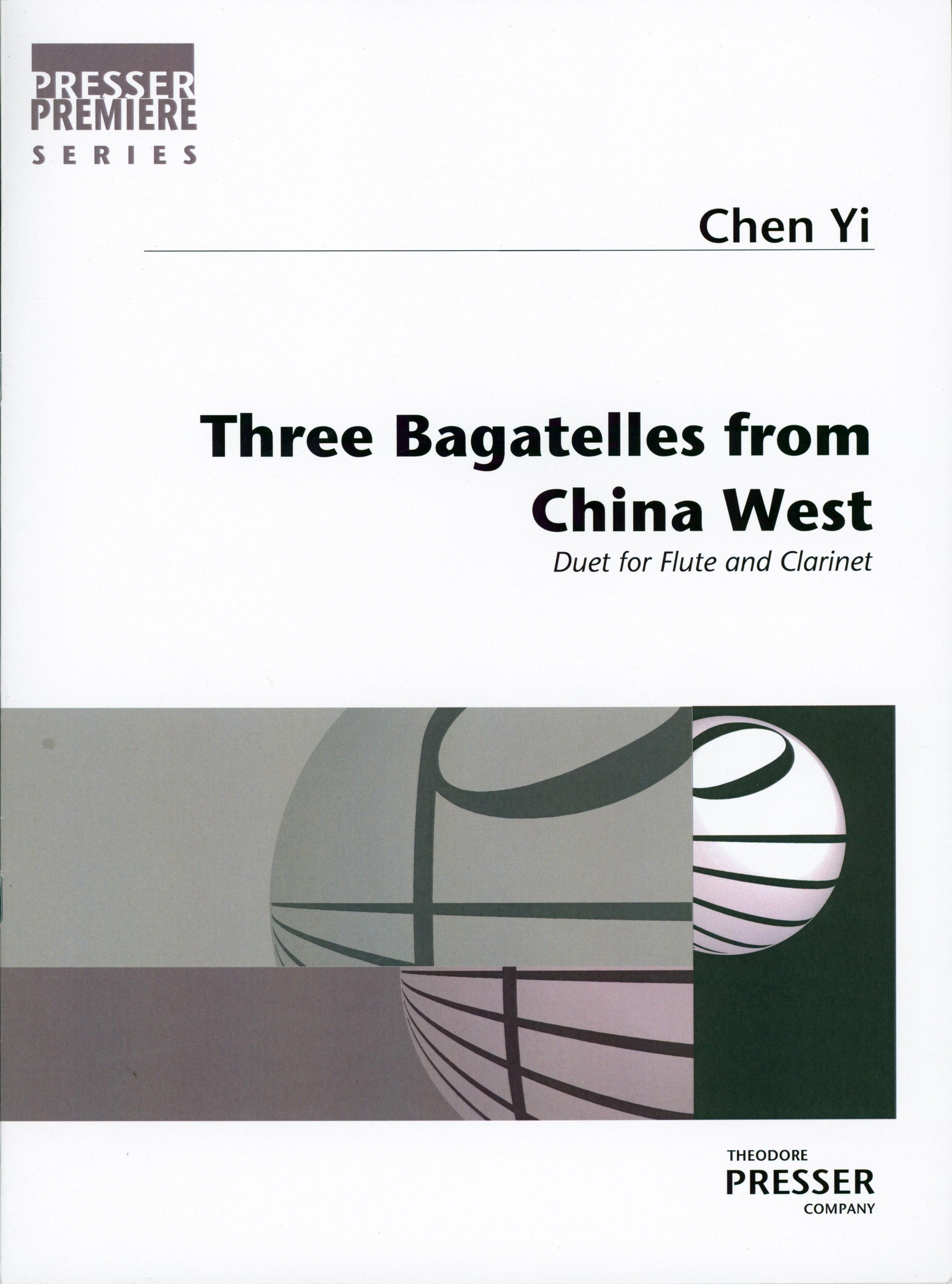 Chen: Three Bagatelles From China West - Version for Flute & Clarinet