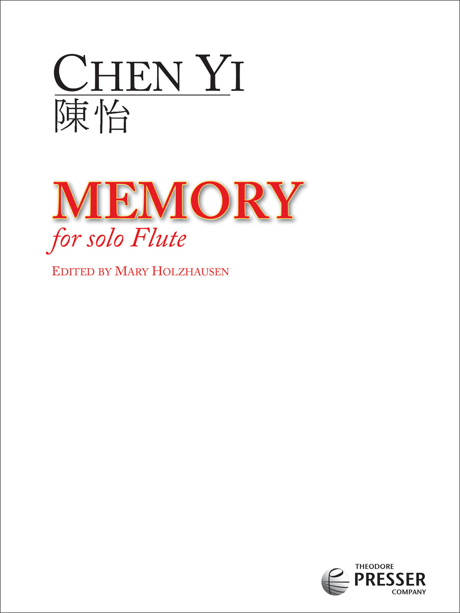 Yi: Memory - Version for Solo Flute