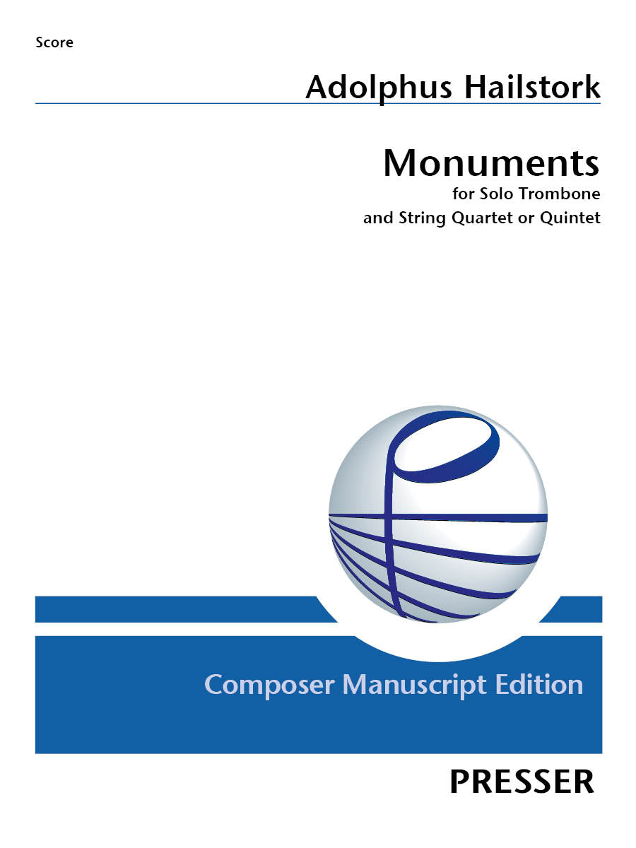 Hailstork: Monuments - Version with String Quintet