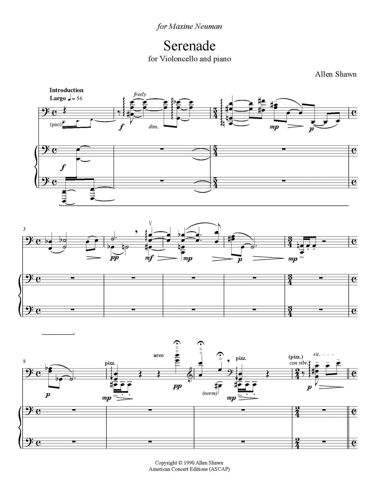 Shawn: Serenade