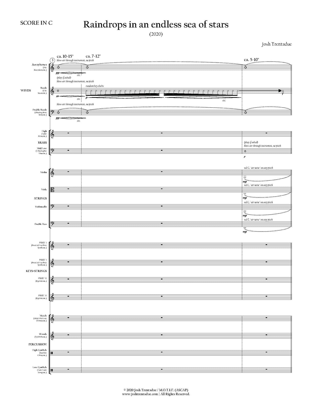 Trentadue: Raindrops in an endless sea of stars