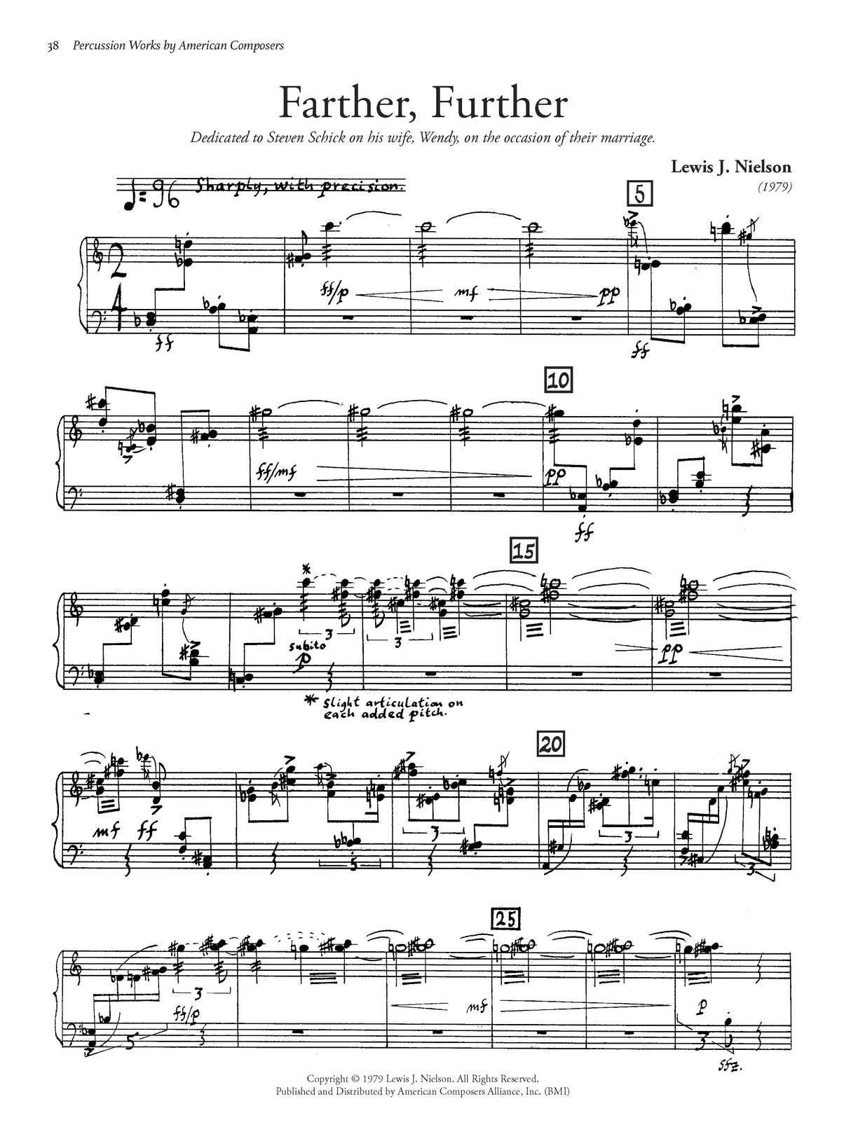 Percussion Works by American Composers