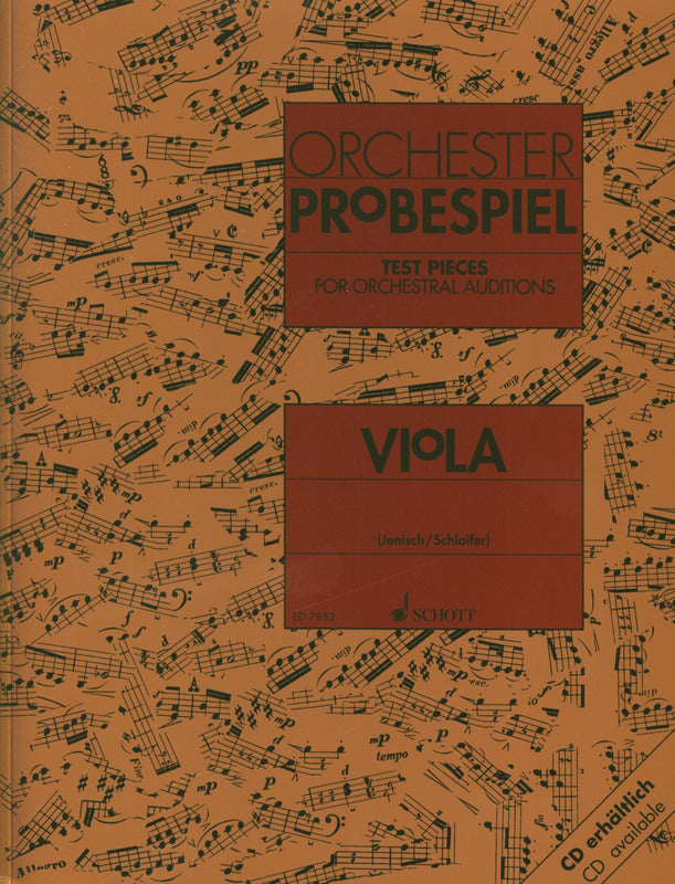 Test Pieces for Orchestral Auditions - Viola
