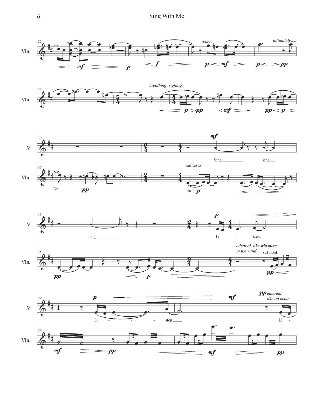 Felder: Sing with Me