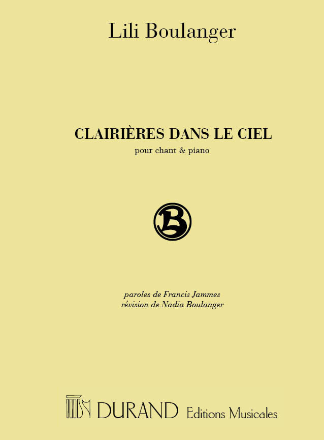 L. Boulanger: Clairières dans le ciel