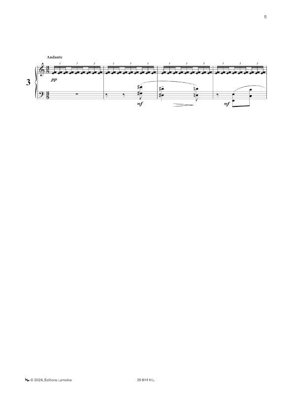 Lejet: 5 Pièces brèves