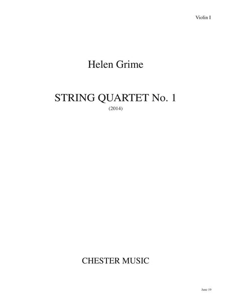 Grime: String Quartet No. 1