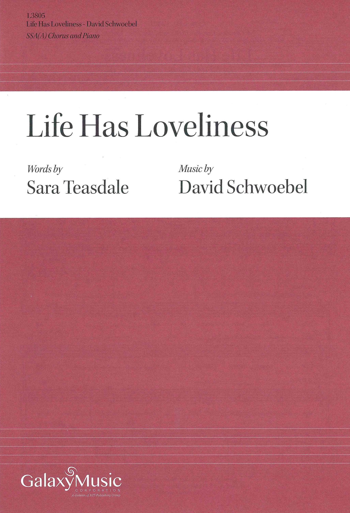 Schwoebel: Life Has Loveliness