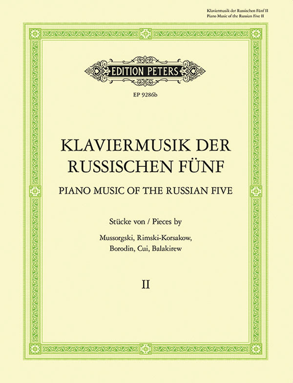 Piano Music of the Russian Five - Volume 2