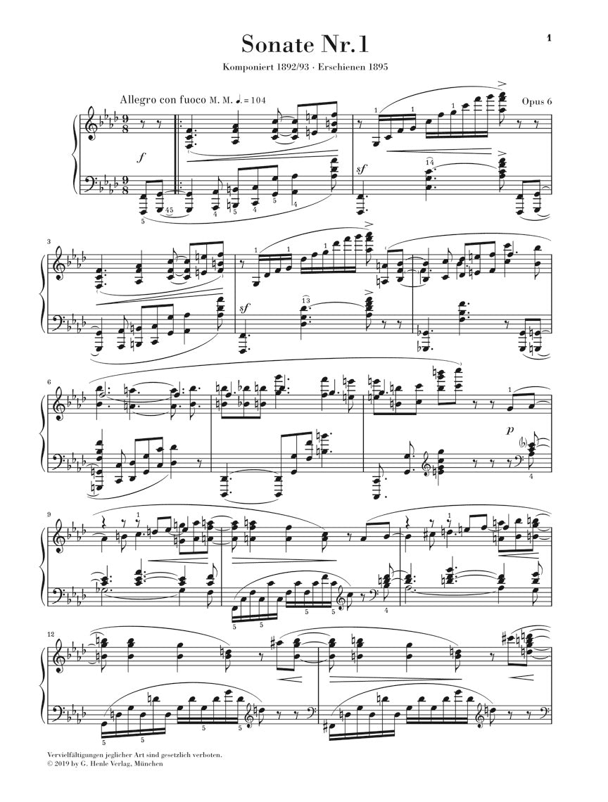 Scriabin: Piano Sonatas, Nos. 1-10 – Ficks Music