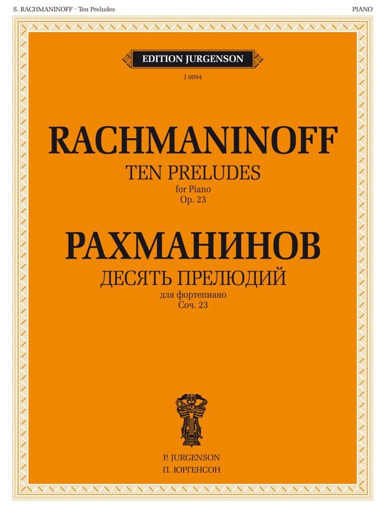 Rachmaninoff: 10 Preludes, Op. 23 – Ficks Music