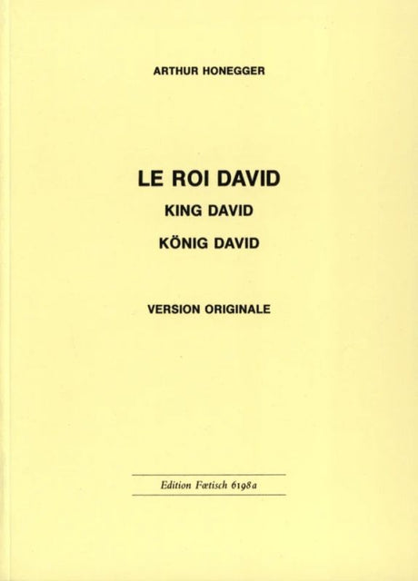Honegger: Le Roi David