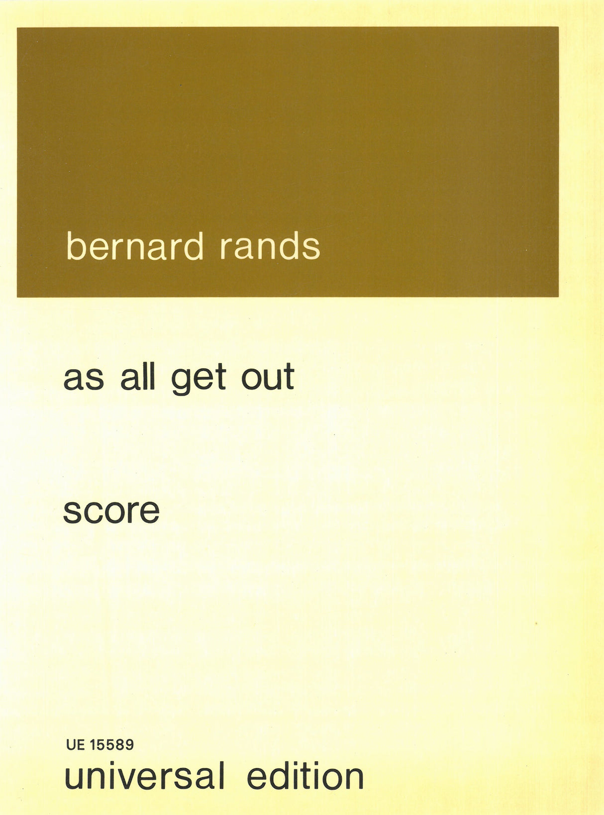 Rands: as all get out