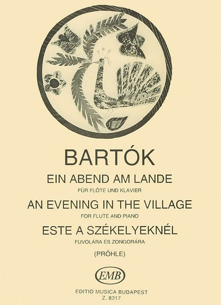 Bartók: An Evening in the Village (arr. for flute & piano)