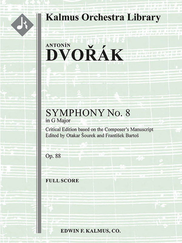 Dvořák: Symphony No. 8 in G Major, Op. 88 – Ficks Music