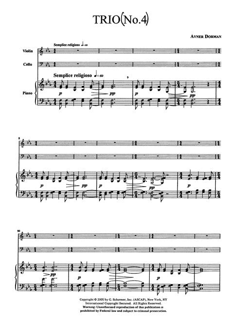 Dorman: Trio (No. 4)