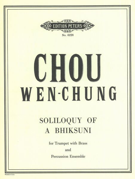 Chou: Soliloquy of a Bhiksuni