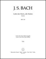 Bach: Lobet den Herrn, alle Heiden, BWV 230