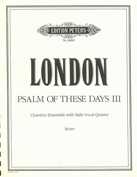 London: Psalm of These Days III