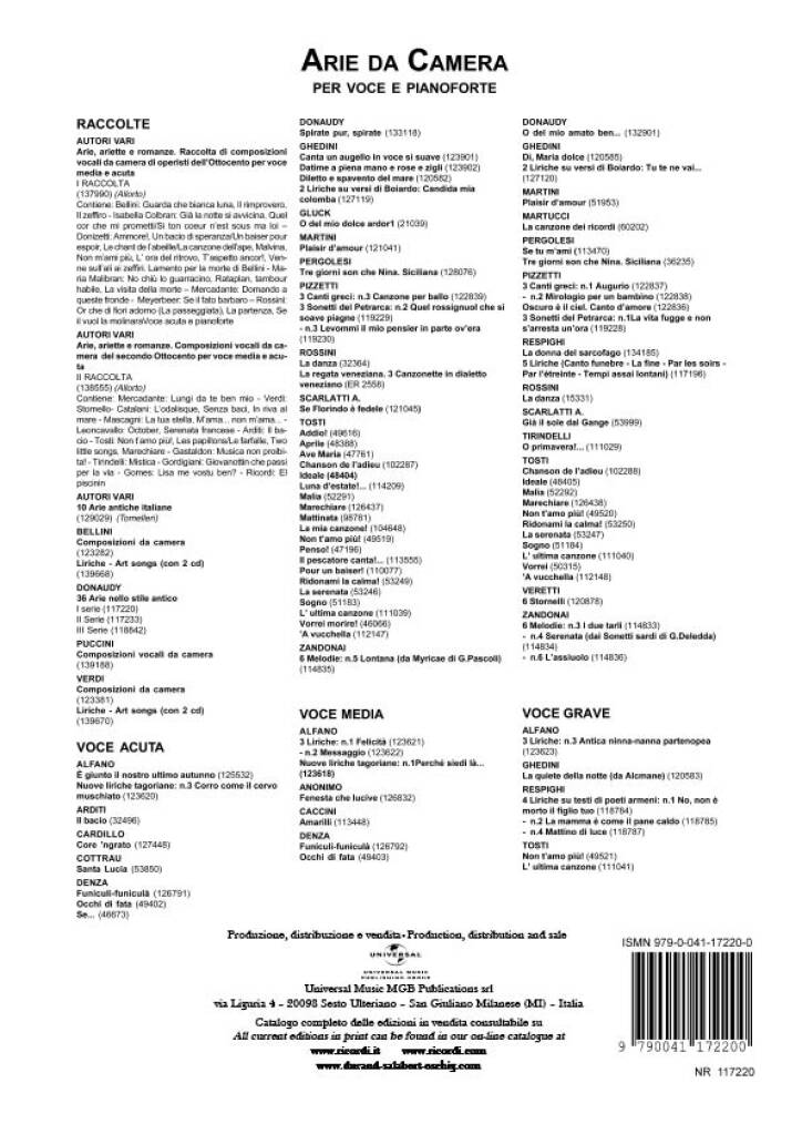 Donaudy: 36 Arie nello stile antico – Volume 1