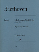 Beethoven: Piano Sonata No. 22 in F Major Op. 54