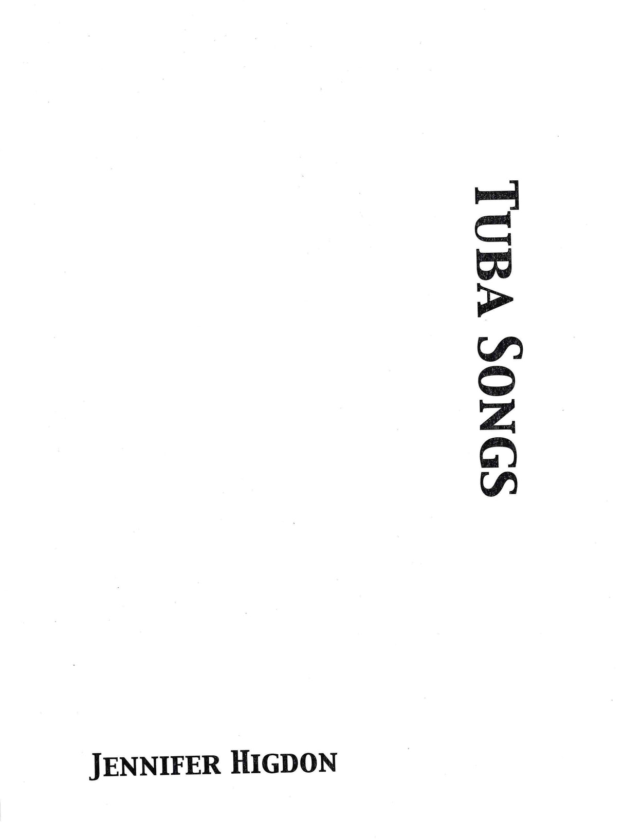 Higdon: Tuba Songs