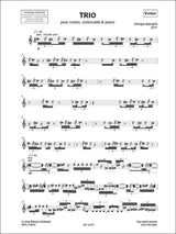 Aperghis: Piano Trio