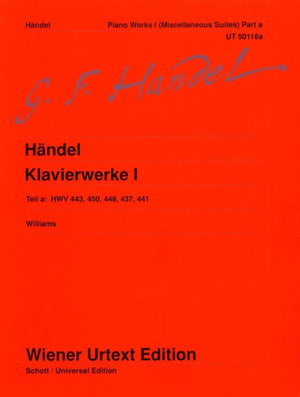 Handel: Works for Piano - Volume 1A (Various Suites)