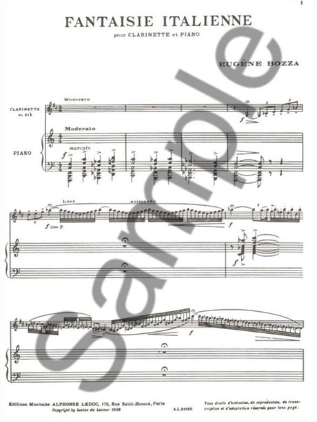Bozza: Fantasie Italienne