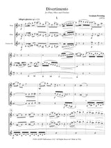 Powning: Divertimento for Flute, Oboe, and Clarinet