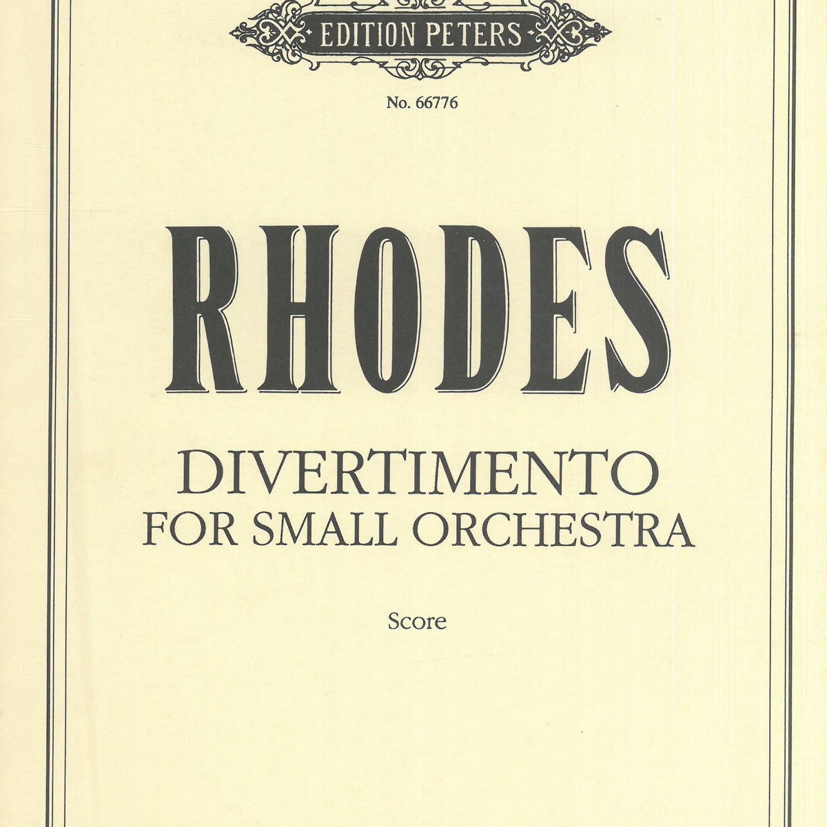 Rhodes: Divertimento – Ficks Music