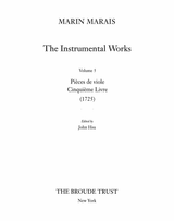 Marais: Pièces de viole, Cinquième Livre (1725)