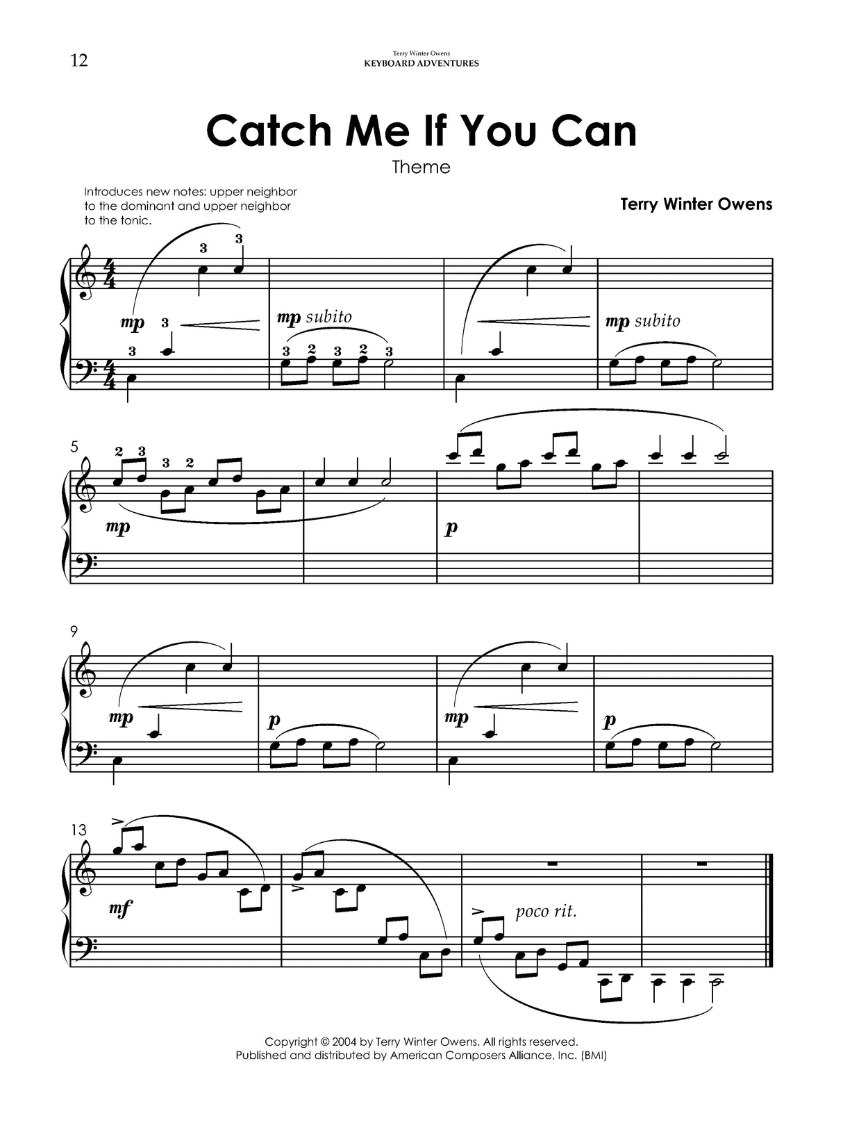 T.W. Owens: Keyboard Adventures