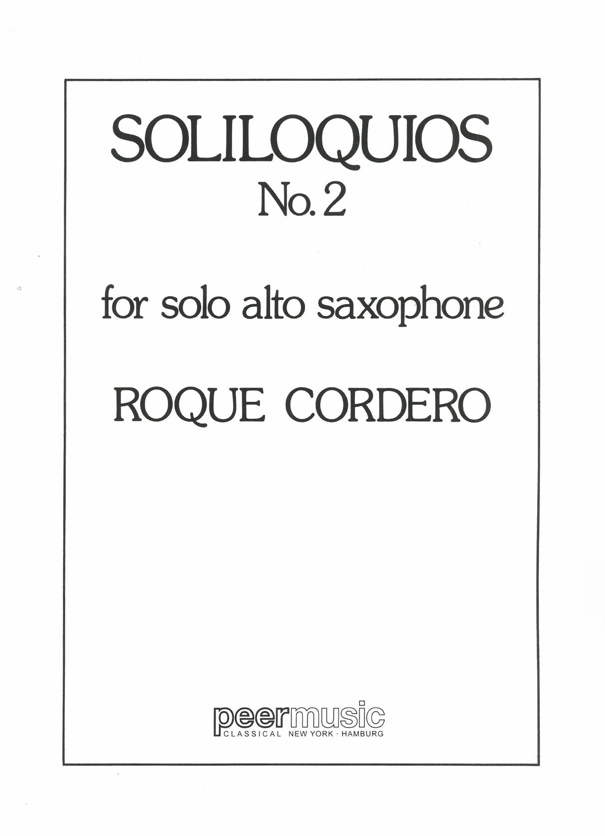 Cordero: Soliloquios No. 2
