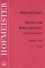B. Franke: Music for wind quintet