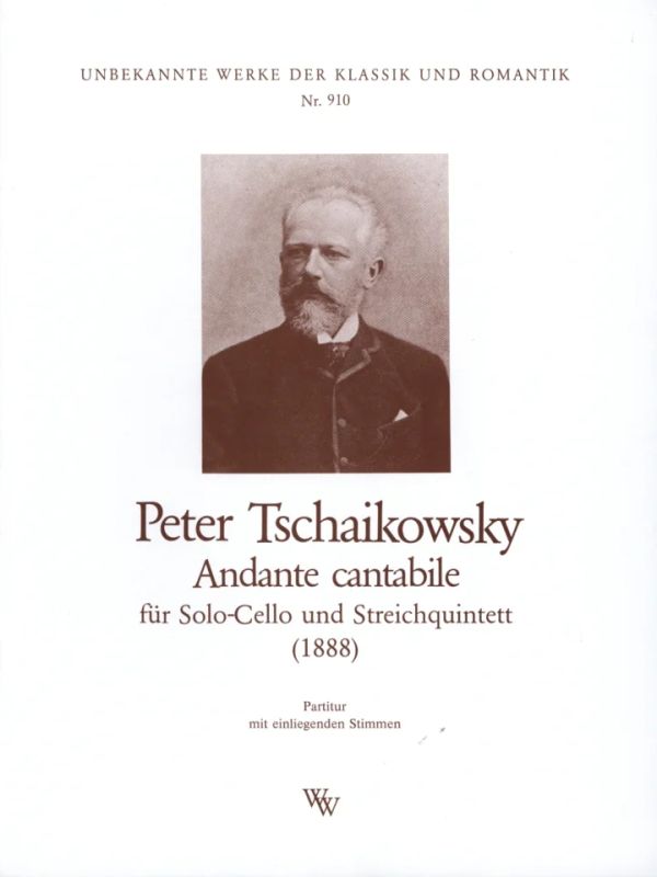 Tchaikovsky: Andante Cantabile from String Quartet No. 1 (arr. for cello & string quintet)