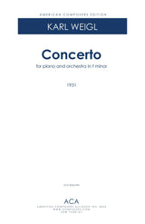 Weigl: Piano Concerto in F Minor, Op. 21