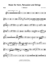 Moore: Music for Horn, Percussion and Strings